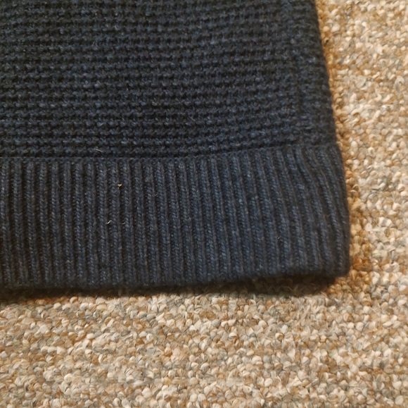 Banana Republic Men's Button up Sweater Small Navy Blue - Picture 7 of 12